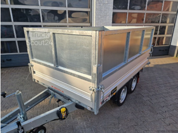 New Tipper trailer Pongratz ABHOLBEREIT elektro Heckkipper Kompakt mit Volumenaufsatz 2500kg Stahlboden Stahlaufsatzwände: picture 2
