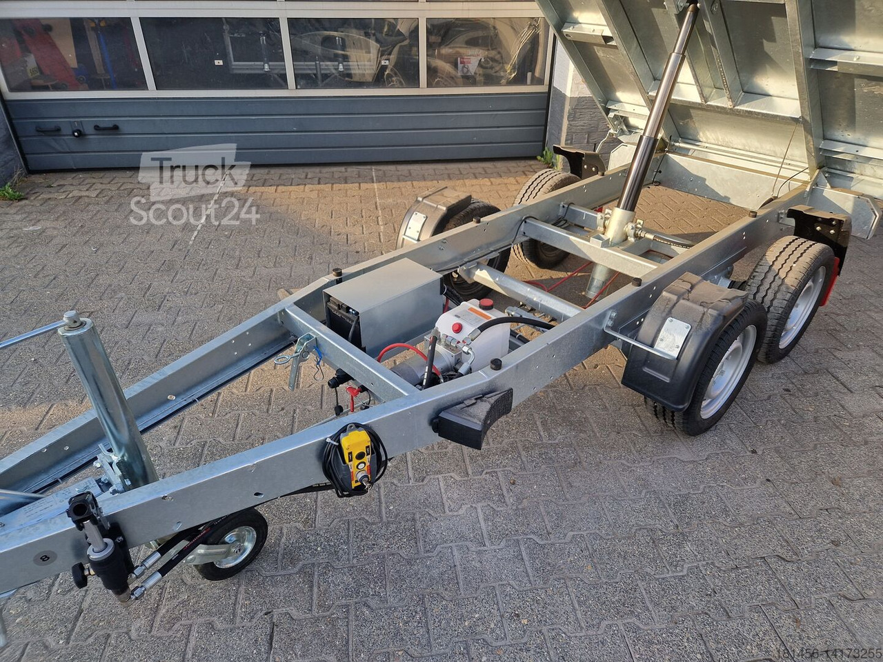 New Tipper trailer Pongratz ABHOLBEREIT elektro Heckkipper Kompakt mit Volumenaufsatz 2500kg Stahlboden Stahlaufsatzwände: picture 6