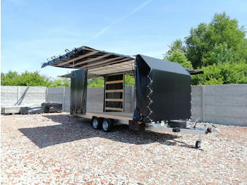  Besttrailers REBEL (Jupiter) 5,5 x2,1 3000 kg stelaż + plandeka, elektryczna wyciągarka - Tanker trailer