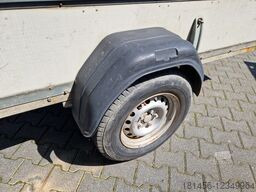 Car trailer Westfalia Comfort Achse offener Kasten 1400kg ZGM gebraucht ohne TÜV nur für Bastler Export: picture 21