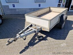 Car trailer Westfalia Comfort Achse offener Kasten 1400kg ZGM gebraucht ohne TÜV nur für Bastler Export: picture 14