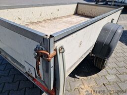 Car trailer Westfalia Comfort Achse offener Kasten 1400kg ZGM gebraucht ohne TÜV nur für Bastler Export: picture 20