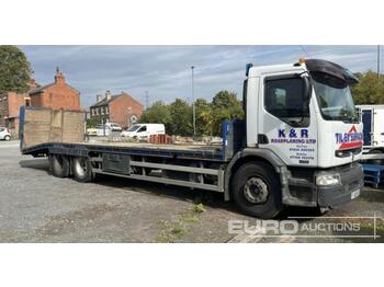 Dropside/ Flatbed truck for transportation of heavy machinery 2005 Renault PREMIUM 370: picture 1