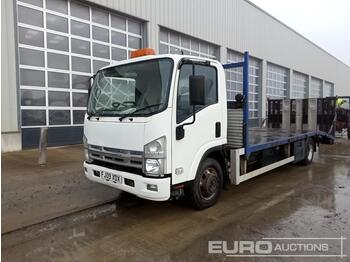 Dropside/ Flatbed truck for transportation of heavy machinery 2009 Isuzu 4x2 Beavertail Plant Lorry, Winch, Hydraulic Fliptoe Ramp (UK Export Marker - Reg. Docs Are Not Available): picture 1