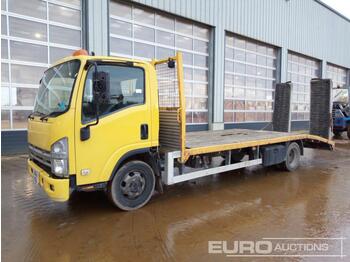 Dropside/ Flatbed truck for transportation of heavy machinery 2011 Isuzu N75.190: picture 1