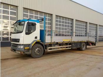 Dropside/ Flatbed truck for transportation of heavy machinery 2012 DAF LF: picture 1