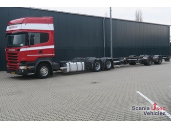 SCANIA R 450 LB6x2MNB 8T FULL AIR NAVI BDF - container transporter/ swap body truck