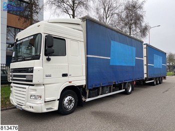 Curtain side truck DAF 105 XF 460 EURO 5, Through-loading system, Combi: picture 1