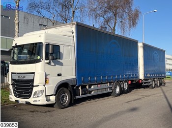Curtain side truck DAF 106 XF 460 6x2, EURO 6, Through-loading system, Combi: picture 1