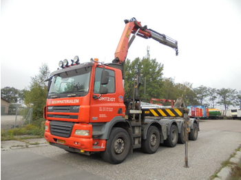 Container transporter/ Swap body truck, Crane truck DAF CF 85-410 10X4: picture 1