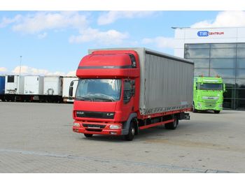 Curtain side truck DAF LF 45.170, SLEEPING CABIN: picture 1