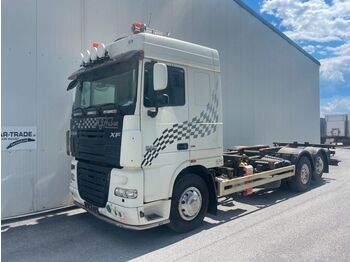 Container transporter/ Swap body truck DAF XF 410 Lift Schalter Standklima: picture 1