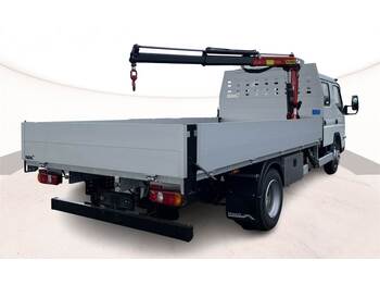 New Dropside/ Flatbed truck, Crane truck Fuso Canter 7C18D AMT UUSI! Palfinger PC1500: picture 5