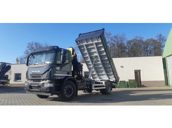 New Tipper, Crane truck IVECO Eurocargo ML120E28K: picture 2