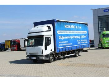 Curtain side truck Iveco EUROCARGO ML 75E18, SLEEPING BODY: picture 1