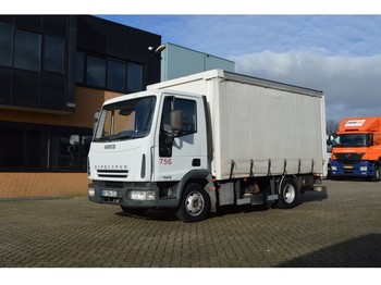 Curtain side truck Iveco EuroCargo 75 * MANUAL * TOP CONDITION * 4X2 *: picture 1