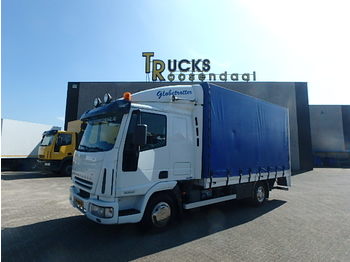 Curtain side truck Iveco Eurocargo 80E21 + manual + nice truck: picture 1