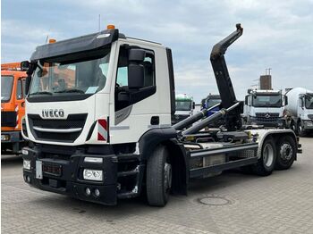 Hook lift truck Iveco STRALIS 260 S 42  Abrollkipper Deutsch, Lenk+Lif: picture 1