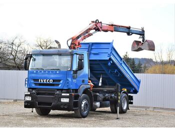 Tipper, Crane truck Iveco Stralis 310 *TEREX 120.2E-A2L/FUNK *TOPZUSTAND: picture 1