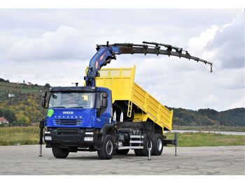 Tipper, Crane truck Iveco TRAKKER 360 * Kipper 5,40m* PM 30027 SP/FUNK*6x4: picture 1