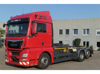 Hook lift truck MAN 26.440 TGX LL 6x2, VDL S-21-6400, Klima, Navi: picture 5