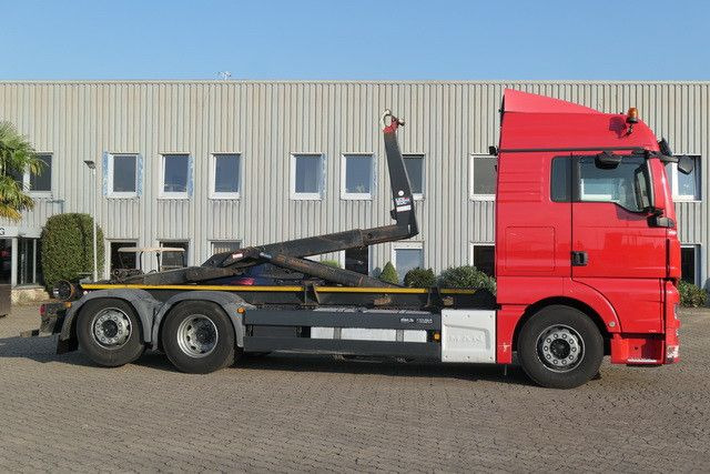 Hook lift truck MAN 26.440 TGX LL 6x2, VDL S-21-6400, Klima, Navi: picture 3