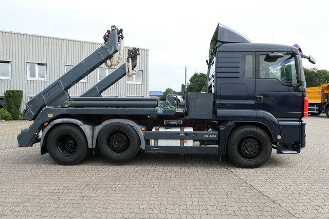 Skip loader truck MAN 26.480 TGS BL 6x2, Meiller AK16T, teleskopierbar: picture 6