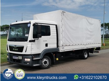 Curtain side truck MAN 8.180 TGL 1x bed manual airco: picture 1