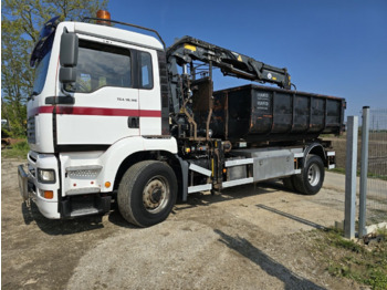 Container transporter/ Swap body truck, Crane truck MAN TGA 18.310 4X4 CRAN / CABEL SYSTEM: picture 2