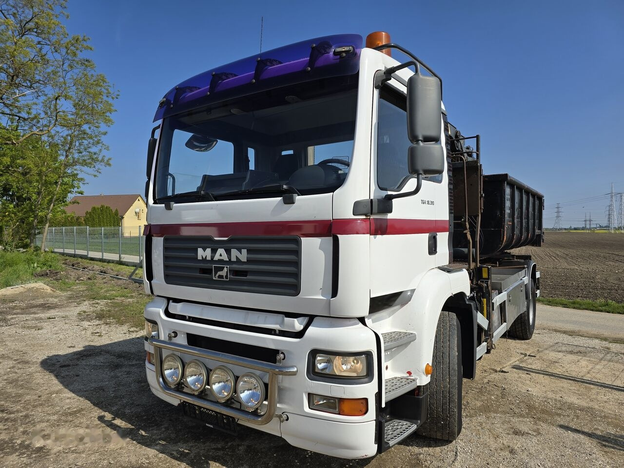 Container transporter/ Swap body truck, Crane truck MAN TGA 18.310 4X4 CRAN / CABEL SYSTEM: picture 6