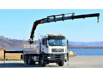 Crane truck MAN TGA 26.400 Pritsche 5,30 m +PK 29002 + FUNK 6x6: picture 1