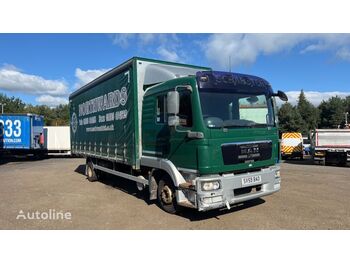 Curtain side truck MAN TGL 10.180: picture 1
