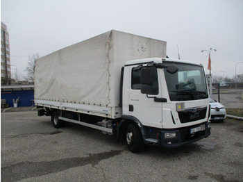 Curtain side truck MAN TGL 12.250