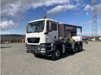 Skip loader truck MAN TGS 26.400 / 6x4 / Orig. 2400 km / Zulassung: picture 1