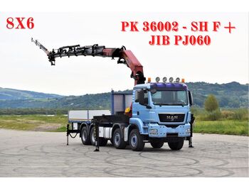 Crane truck MAN TGS 35.480 * PK 36002 + JIB PJ060 + FUNK / 8x6: picture 1