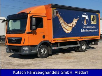 Curtain side truck MAN TG-L 12.220BL Pritsche/Lbw 5,35m: picture 1