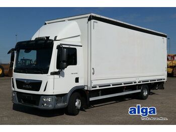 Curtain side truck Meiller 12.250 TGL BL/Schiebe Verdeck/Klima/AHK: picture 1