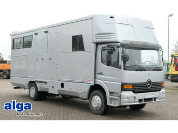 Livestock truck Mercedes-Benz 1223 L/Pferdetransporter/Wohnabteil/AHK/3 Sitze: picture 1