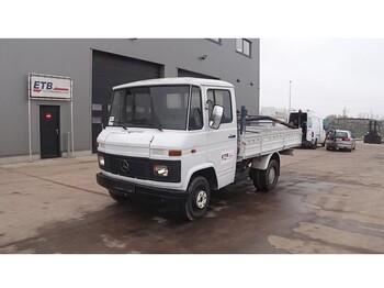 Dropside/ Flatbed truck Mercedes-Benz 406D (FULL STEEL SUSPENSION / MANUAL PUMP AND GEARBOX): picture 1