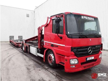 Autotransporter truck Mercedes-Benz Actros 1832 6x2 trucktransporter E5: picture 1