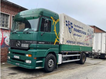 Curtain side truck Mercedes-Benz Actros 1840 EPS with clutch. Pritsche plane: picture 1