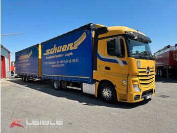 Curtain side truck Mercedes-Benz Actros 1842*H&W*Jumbo*Durchlade*116m³*: picture 4