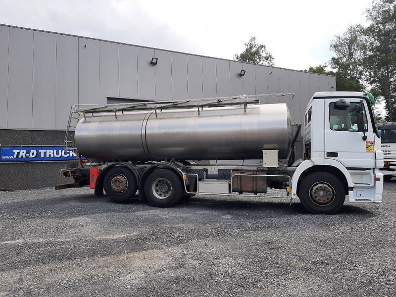 Tanker truck for transportation of milk Mercedes-Benz Actros 2536 6X2 - TANK IN INSULATED STAINLESS STEEL 15500L: picture 2