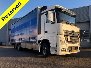 Curtain side truck Mercedes-Benz Actros 2542 StreamSpace / 6x2 Lift / 716 dkm / Curtainside / Loadlift: picture 1