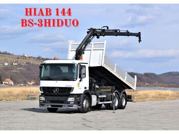 Crane truck Mercedes-Benz Actros 2636 * HIAB 144 BS-3HIDUO + FUNK/6x4: picture 1