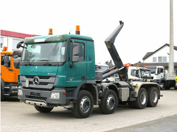 Hook lift truck Mercedes-Benz Actros 3241 K 8x4  Abrollkipper Meiller 30to: picture 1
