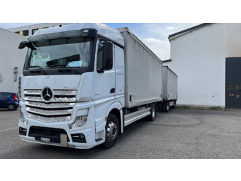 Curtain side truck MERCEDES-BENZ Actros 1845