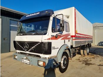 Dropside/ Flatbed truck Mercedes-Benz SK 1422 4x2 stake body - SPRING: picture 1