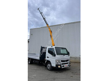 Dropside/ Flatbed truck, Crane truck Mitsubishi Fuso Canter 3C15: picture 1