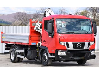 Tipper, Crane truck Nissan NT 500* KIPPER 3,50m + BONFIGIOLI P5000 L/3SI: picture 5